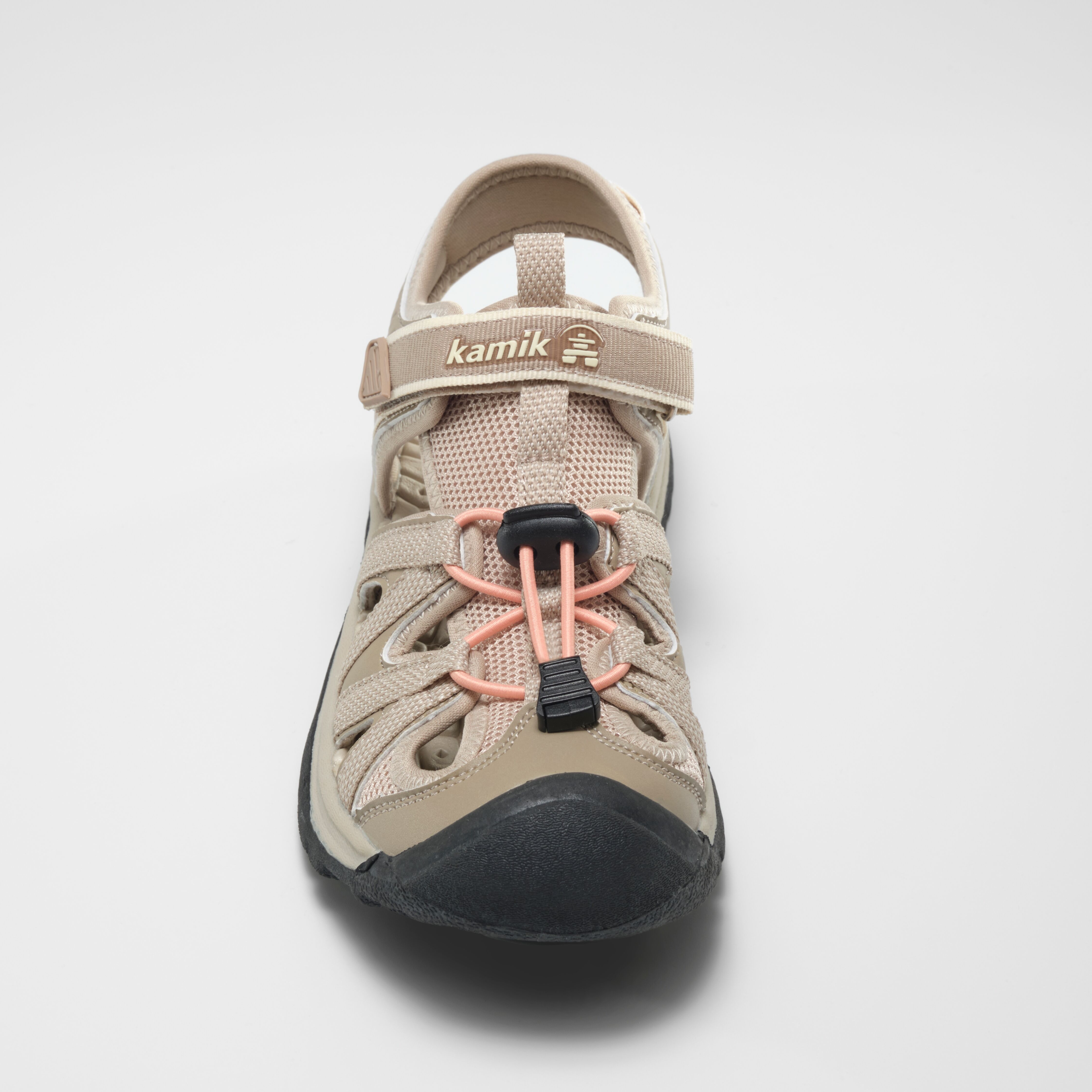Sandale KAMIK "Islander2", Damen, Gr. 36, beige (fossil, fossile), Synthetik, Schuhe Sandale, vegan