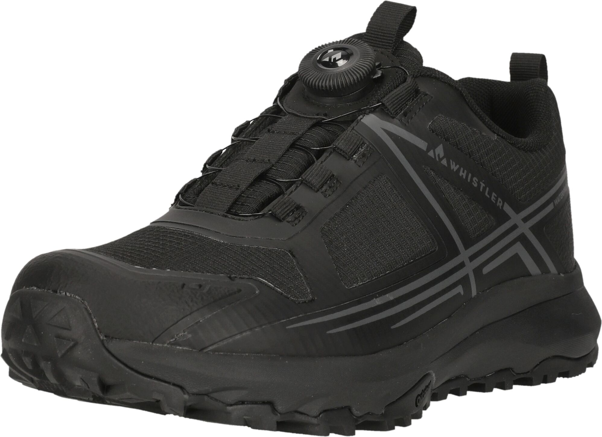 Trainingsschuh WHISTLER "Grex", Damen, Gr. 37, Kunstfaser, schwarz, Kunstfaser, Lederimitat, Schuhe, mit atmungsaktiver Funktion