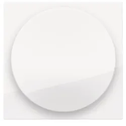 Niko Züblin 111-31003 Abdeckung für Drehdimmer oder Erweiterung, incl. Drehknopf, bright whi 11131003