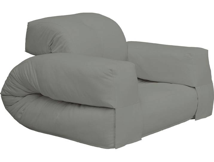 Schlafsofa KARUP DESIGN Hippo - bequemer & hochwertiger Futonsessel mit Schlaffunktion , grau, B:90cm, Sofas, Schlafsofa