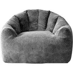 SESSEL aus Flanell mit ergonomischer Bärentatzen-Form