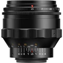 TTArtisan 75mm f1.5 M42 Mount (M42, APS-C / DX, Vollformat), Objektiv, Schwarz