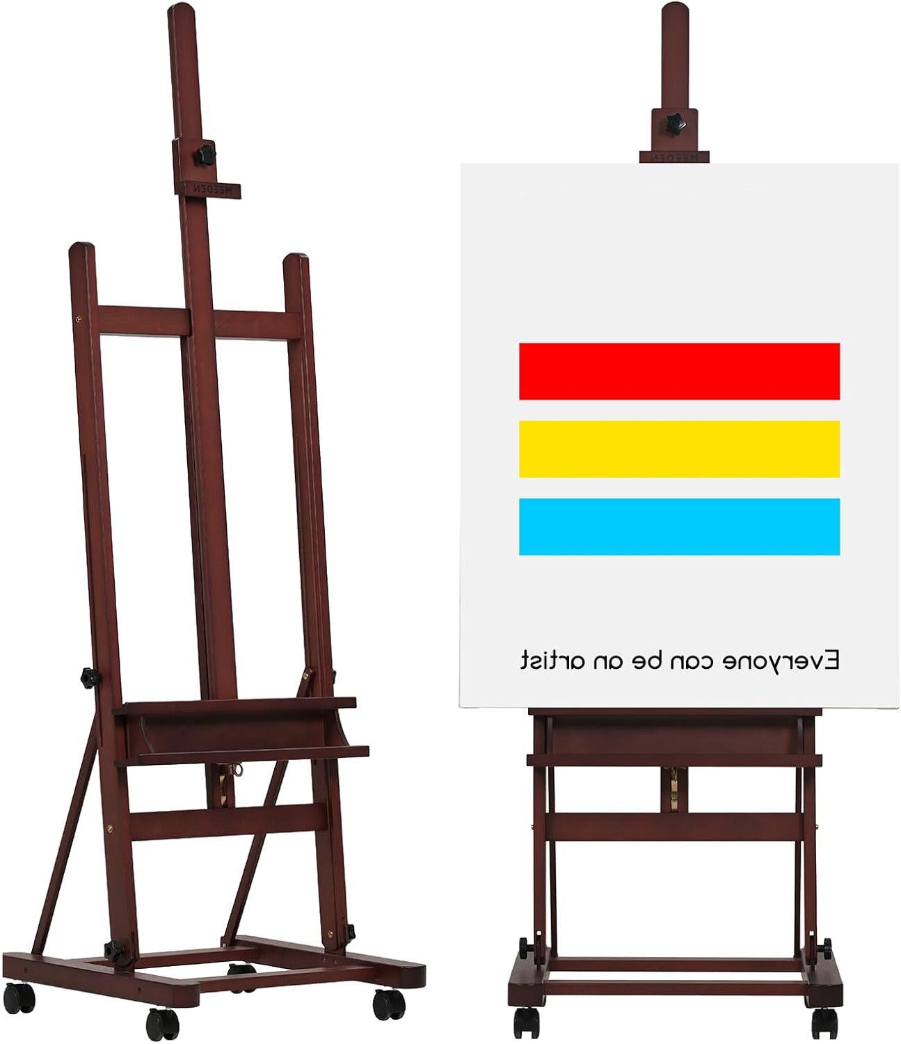 Schilderständer - Atelierständer - Feldständer - Tafeldrehständer - H-Rahmen - Verstellbar bis 370 cm