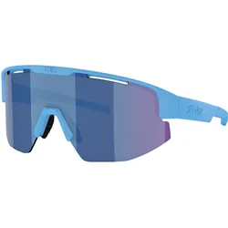 Bliz, Unisex, Sportbrille, Matrix - Sonnenbrille (Matt Blue, Anthracite Blue Mirror, Blau), Grau, Blau