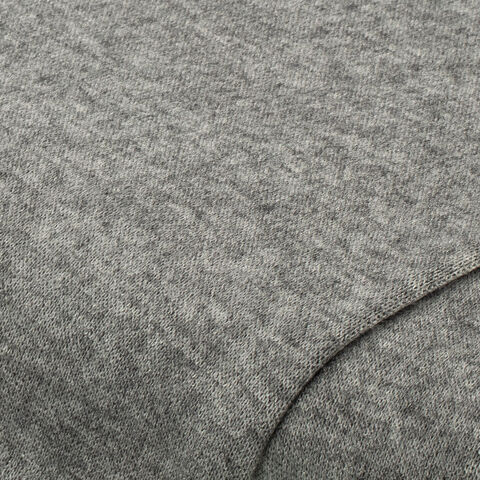 Strickstoff Uni, grau meliert