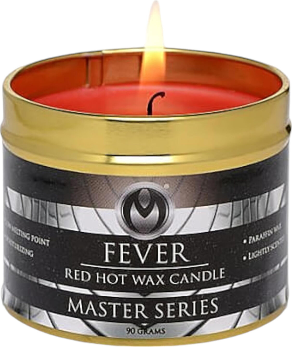 Xr Brands - Fever - Paraffin Kropslys (Rød, 120 G)