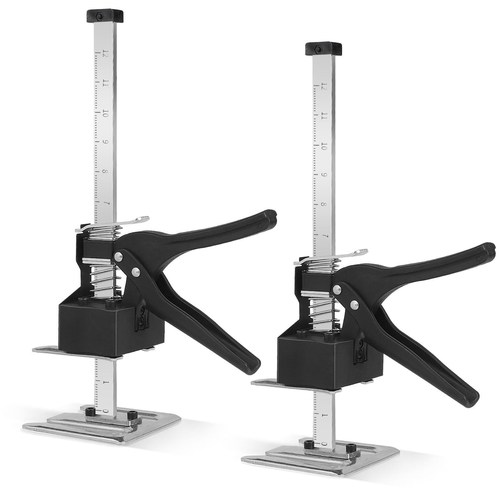 Ergonomische Meubellifter met Hoogteregelaar en Handgreep, 35 cm, Roestvrij Staal