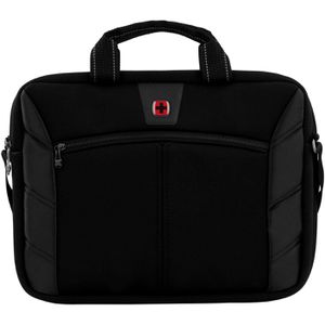 Wenger Laptoptasche Sherpa Double Slimcase, 600653, schwarz, Polyester, bis 16 Zoll