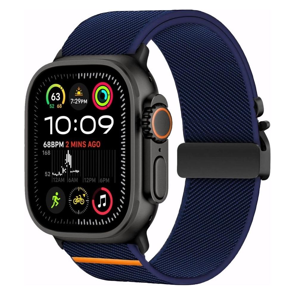 4Kom Nylon Clasp for Apple Watch 44 / 45 / 46 / 49 mm - Navy (Nylon) (27690-0)