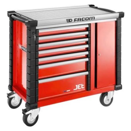 Facom Mobile Werkbank JET+ mit 7 Schubfächern - rot (120 cm, 60 cm) (JET.T7M3A)