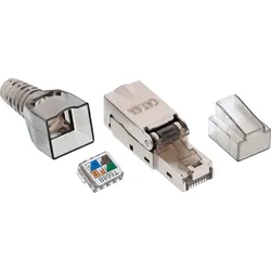 INL 76204A - Cat.6A feldkonfektionierbarer RJ45 Stecker, 500 MHz