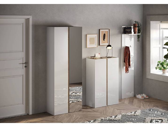 Porte-manteaux Cogley 40 x 184 x 28cm Blanc