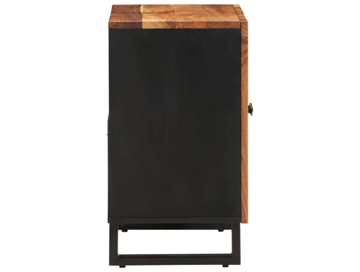 Soldes Printemps  Armoire de lavabo - SOLOMOON - Cabinet WC - 62x33x58 cm bois d'acacia et d'ingénierie SSS2185