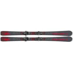 FISCHER Herren Racing Ski RC FIRE SLR PRO + RS 9 SLR, Größe 165 in Grau Grau