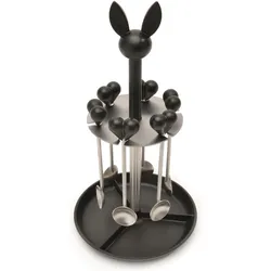 BergHoff Kaffeelöffel Set 7tlg Lover Line, Besteck, Silber