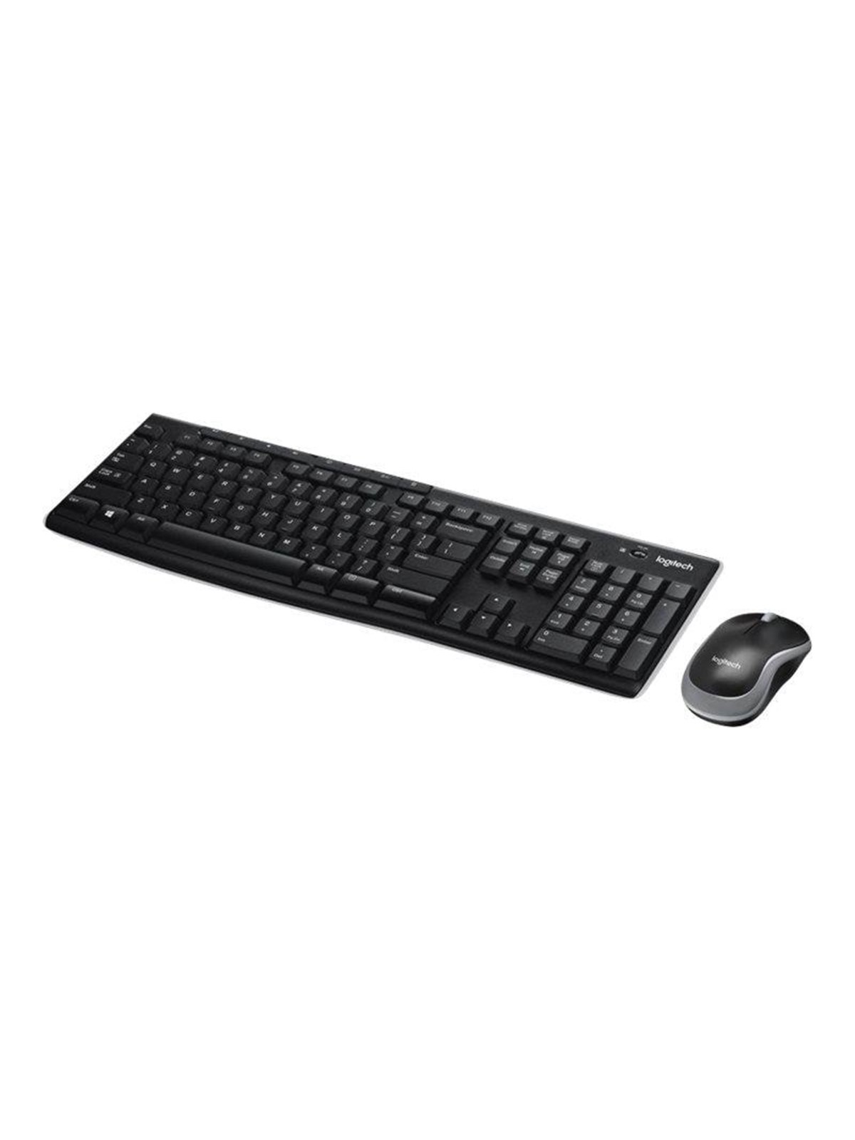 Logitech MK270 Wireless Combo - keyboard and mouse set - Swiss - Tastatur & Maus Set - Schweiz - Schwarz