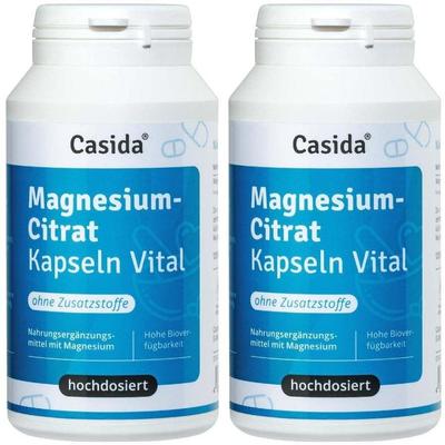 Magnesiumcitrat Kapseln Vital 2x 2x120 St