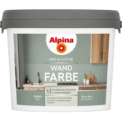 Alpina  Bad  &  Küche  Wand-Farbe  Salbei  2,5  Liter