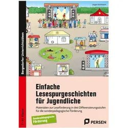 Einfache Lesespurgeschichten für Jugendliche, Schulbücher von Jürgen Kirchmann