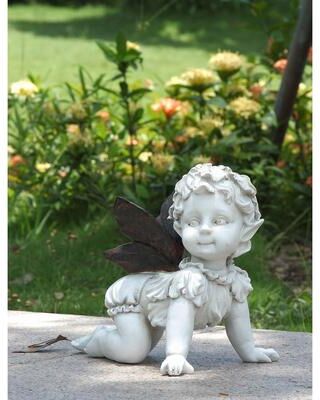 Hi-Line Gift Ltd. Baby Fairy Crawling