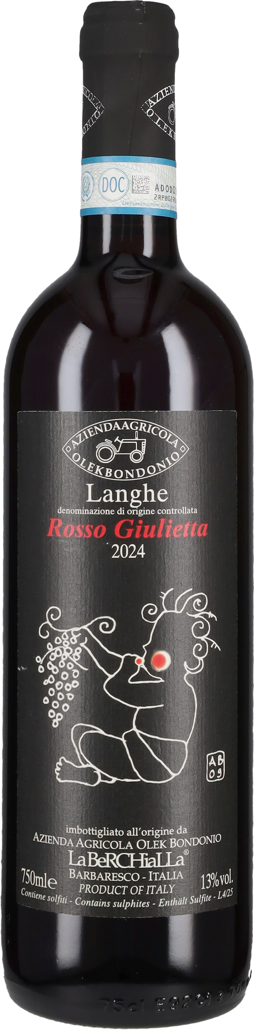 Bondonio Olek - Cascina La Berchialla Rosso 'Giulietta' Olek Bondonio Cascina La Berchialla 2025