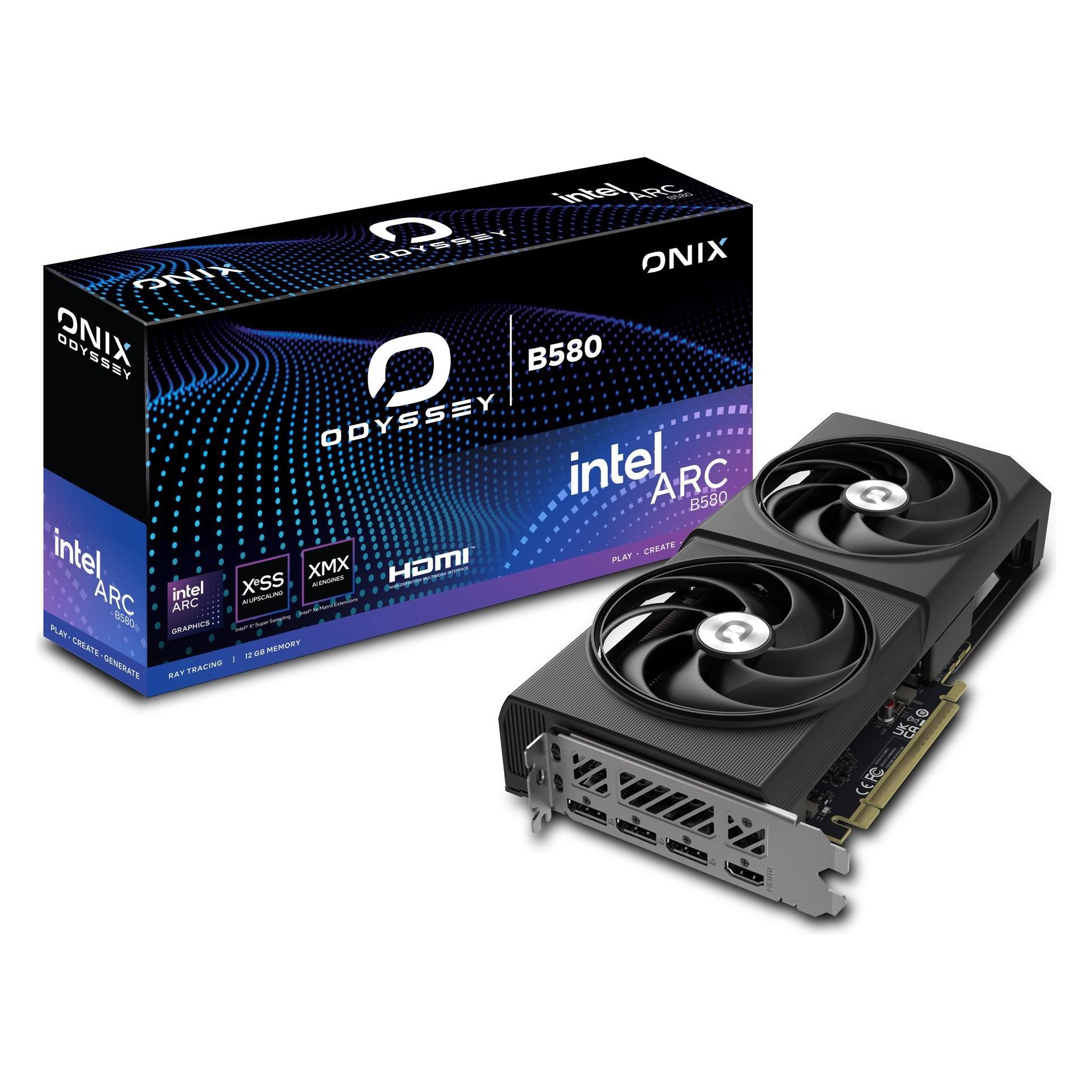 Sapphire Onix ODYSSEY Intel Arc B580 12GB GDDR6 1HDMI 3DP (12 GB, GDDR6) (8346-00178)