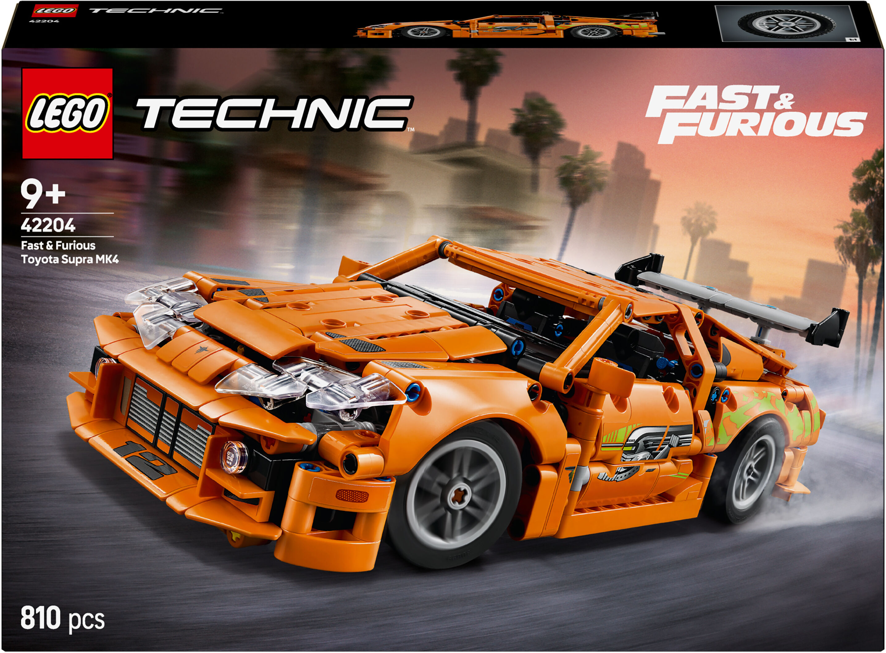 Lego TECHNIC 42204 Fast and Furious Toyota Supra MK4