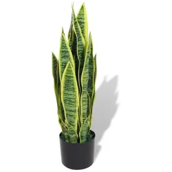 Décoshop26 - Künstliche Pflanze mit Topf Sansevieria 65 cm grün DEC021909 DEC021909