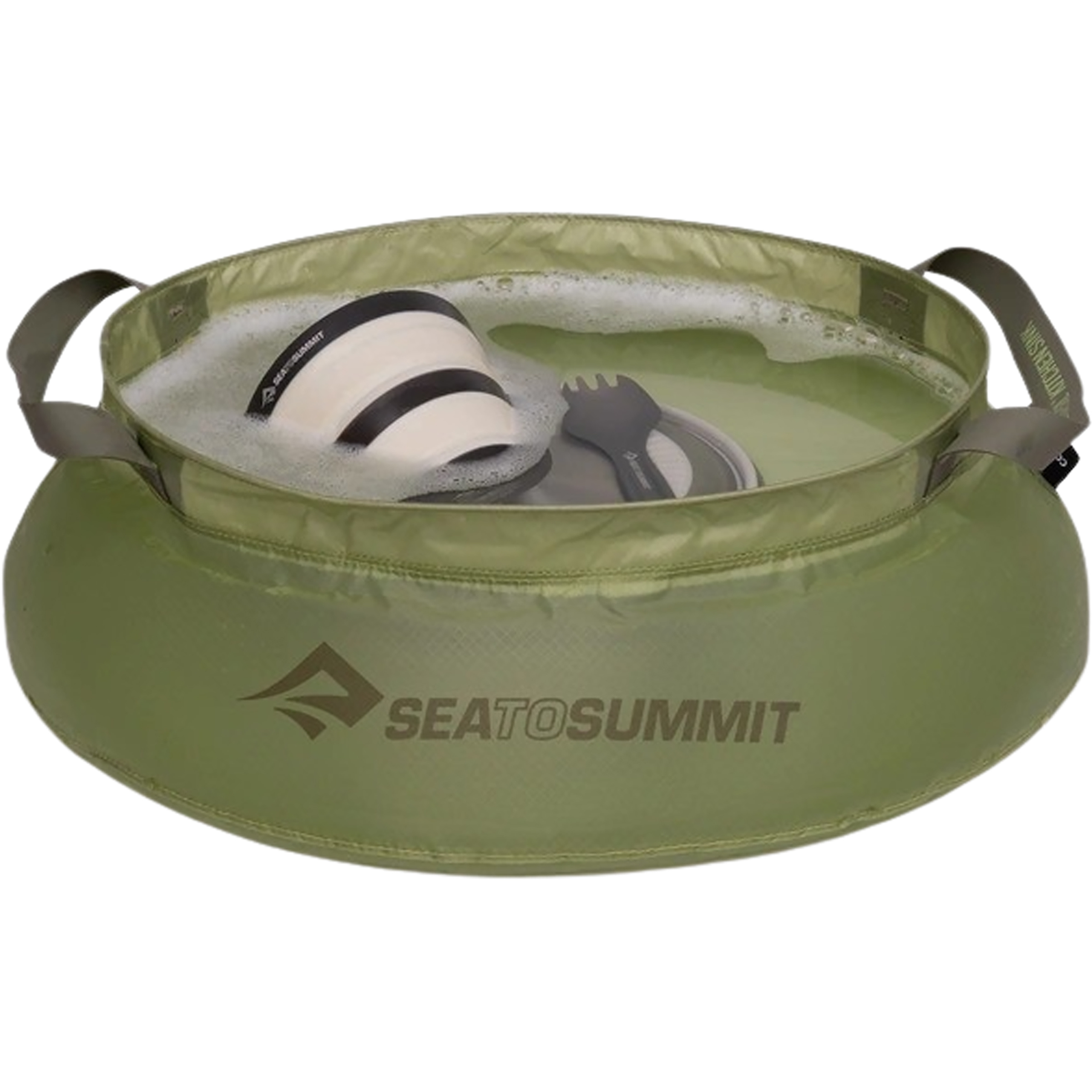 Sea to Summit Ultra-Sil Kitchen Spülbecken Reise-Accessoires oliv Größe 10L Camping