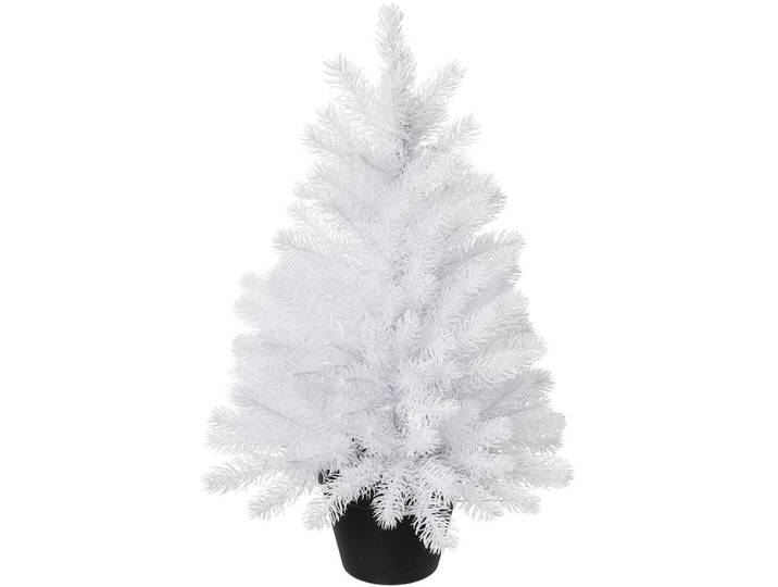 Künstlicher Weihnachtsbaum CREATIV DECO Weihnachtsdeko, künstlicher Christbaum, Tannenbaum , weiß, H:60cm, Kunststoff, Weihnachtsbäume, Künstlicher Weihnachtsbaum, im Topf