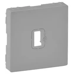 Legrand 754752 Valena Life Abdeckung für USB-Dose: Aluminium