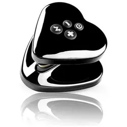 Mystim, Vibrator, Hearts Desire eStim Lay-On Vibrator Black