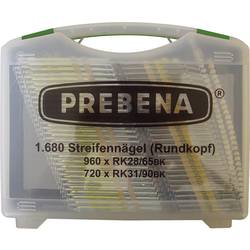 Prebena RK-Box Rundkopf-Streifennägel-Set 1680 St.