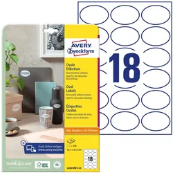 Avery, Etiketten, Etiketten