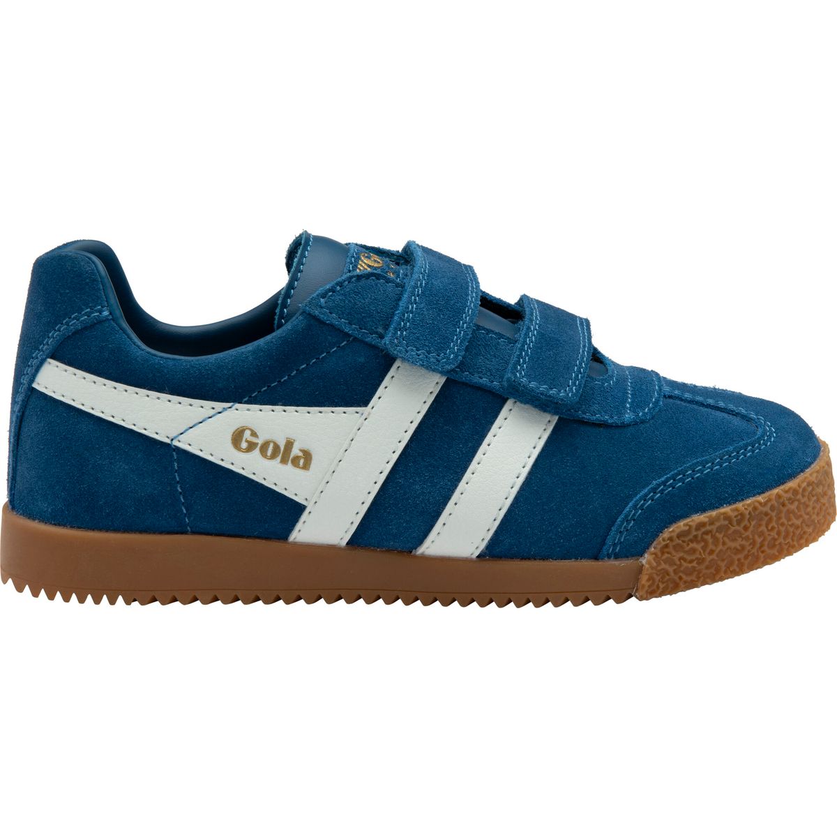 Gola Harrier Strap Sneaker Kids marine blue/white (AW) 8K CKA192-AW-8K-marinebluewhite