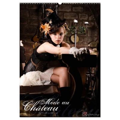 Mode au Chateau (Wandkalender 2026 DIN A2 hoch), CALVENDO Monatskalender