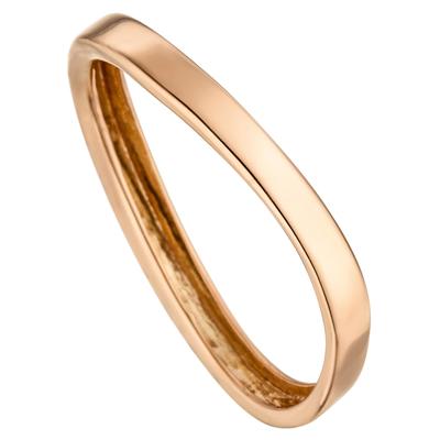 Goldring JOBO Gr. 58, rosa (roségold 375), Fingerringe, Damen, 58, Roségold 375, Goldring, 375 Roségold