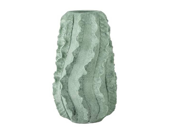 Bloomingville Creative Collection Natika Deko-Vase, Grün, Terrakotta, T23xH37 cm