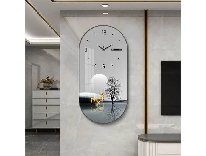 Horloge murale décorative, style nordique, luxe léger, horloge murale créative pour salon, horloge murale silencieuse, horloge tendance pour restaurant
