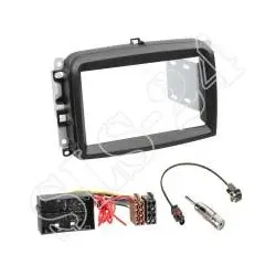 Fiat 500L ab 10/2012 (Typ 199) Autoradio 2-DIN Einbauset inkl. Adapter Radiob...