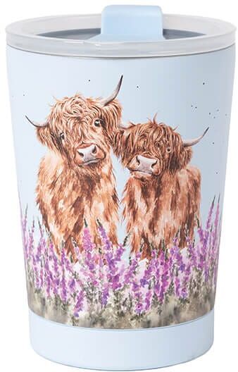 Wrendale Designs 'Highland' Cow Thermal Travel Cup