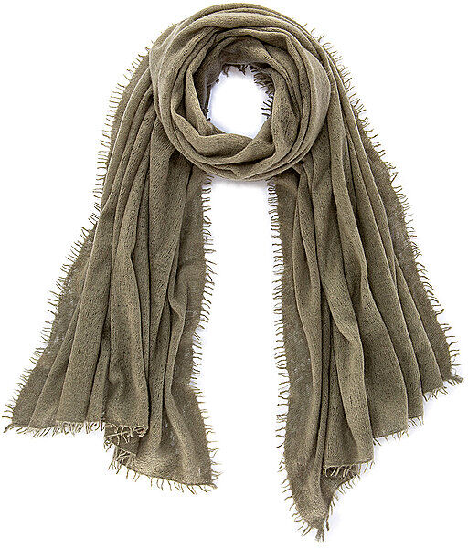 MOULETA Kaschmirschal olive EG