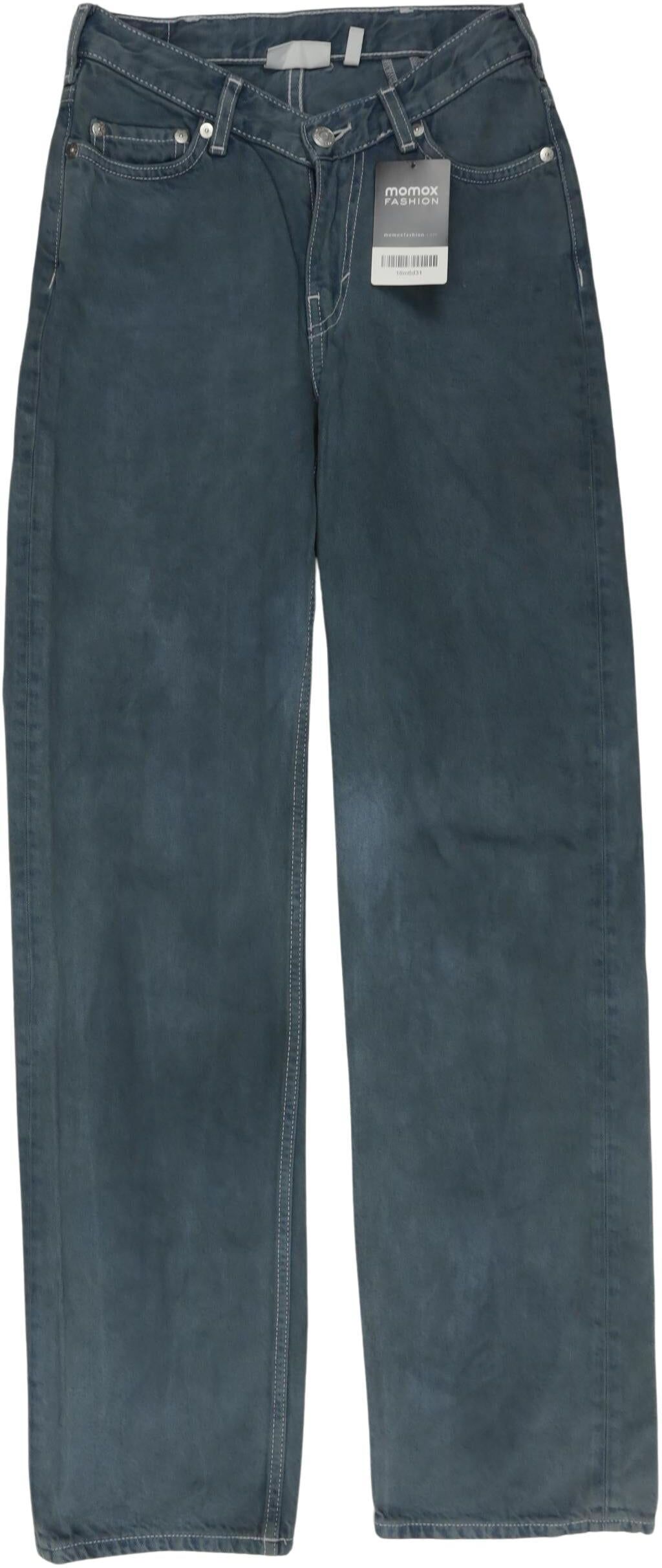 Weekday Damen Jeans, Blau, Gr. W25, Baumwolle - Second Hand