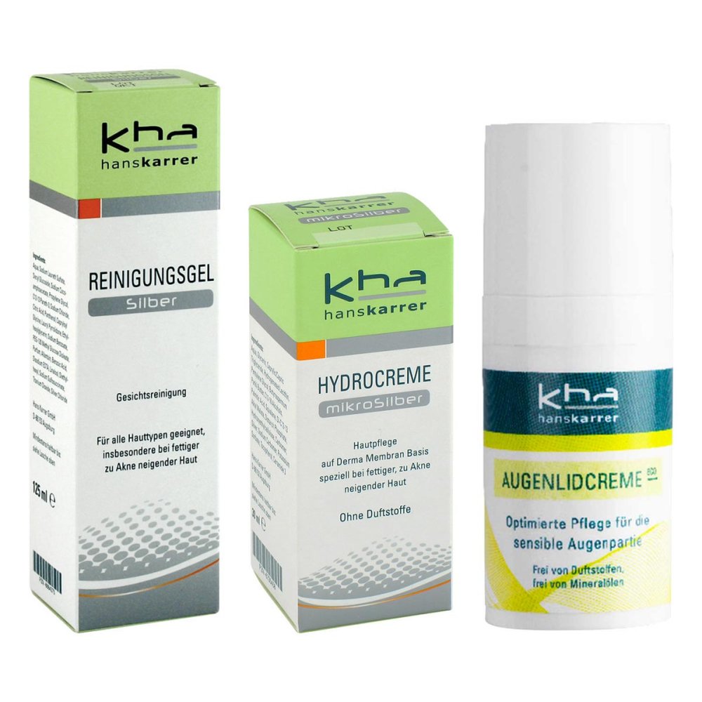 Hans Karrer GmbH Hans Karrer Reinigungsgel, Hydrocreme und Augenlidcreme 08105331