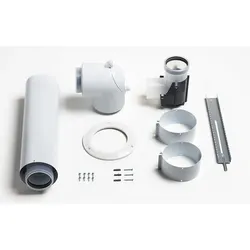 Vaillant Basis-Anschluss-Set Luft-/Abgasführung PP 80/125 mm