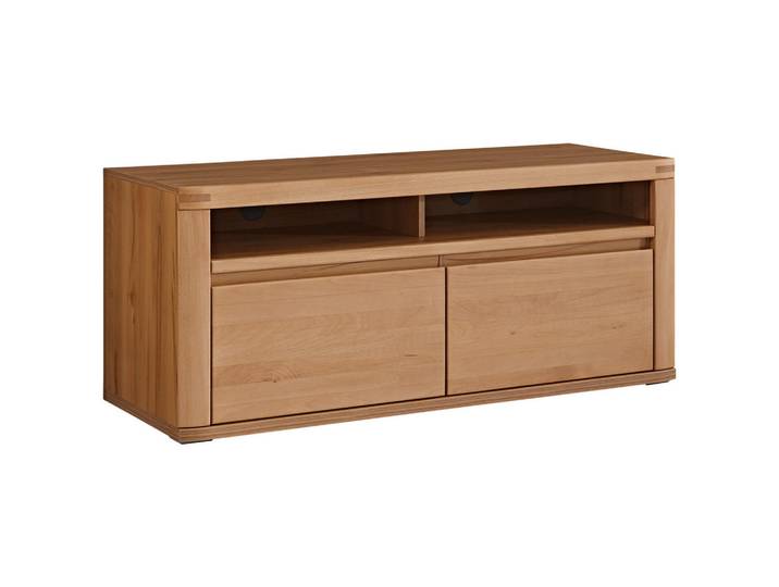 Voleo Lowboard, Kernbuche, Holz, Holzwerkstoff, Kernbuche, massiv, 2 Schublade(n) Schubladen, 134x57x50 cm, Beimöbel erhältlich, stehend, in verschiedenen Holzarten erhältlich, Wohnzimmer, TV Möbel, Lowboards, Lowboards stehend