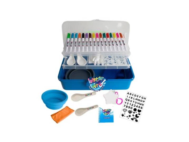 Silverlit - Water Art Pack Deluxe – Kit de Dessin Magique à l’Eau – Dessine sur la Cuillère Magique et Vois Ton Dessin Flotter