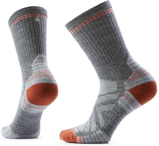 Smartwool Womens Hike Targeted Cushion Crew Socks, Medium Gray