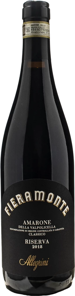 Allegrini Amarone della Valpolicella Classico Fieramonte Riserva 2018