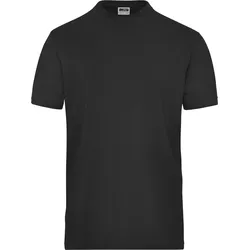 James & Nicholson Bio Stretch T-Shirt Work SOLID, black, XL